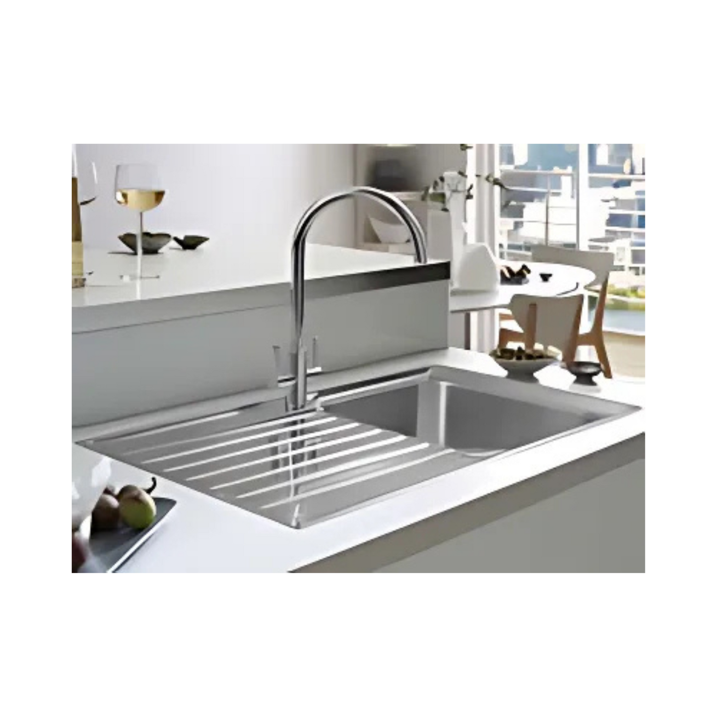 Carron Phoenix Ascona ASX611-100 Sink (Stainless Steel) 950mm x 508mm- 101.0305.142