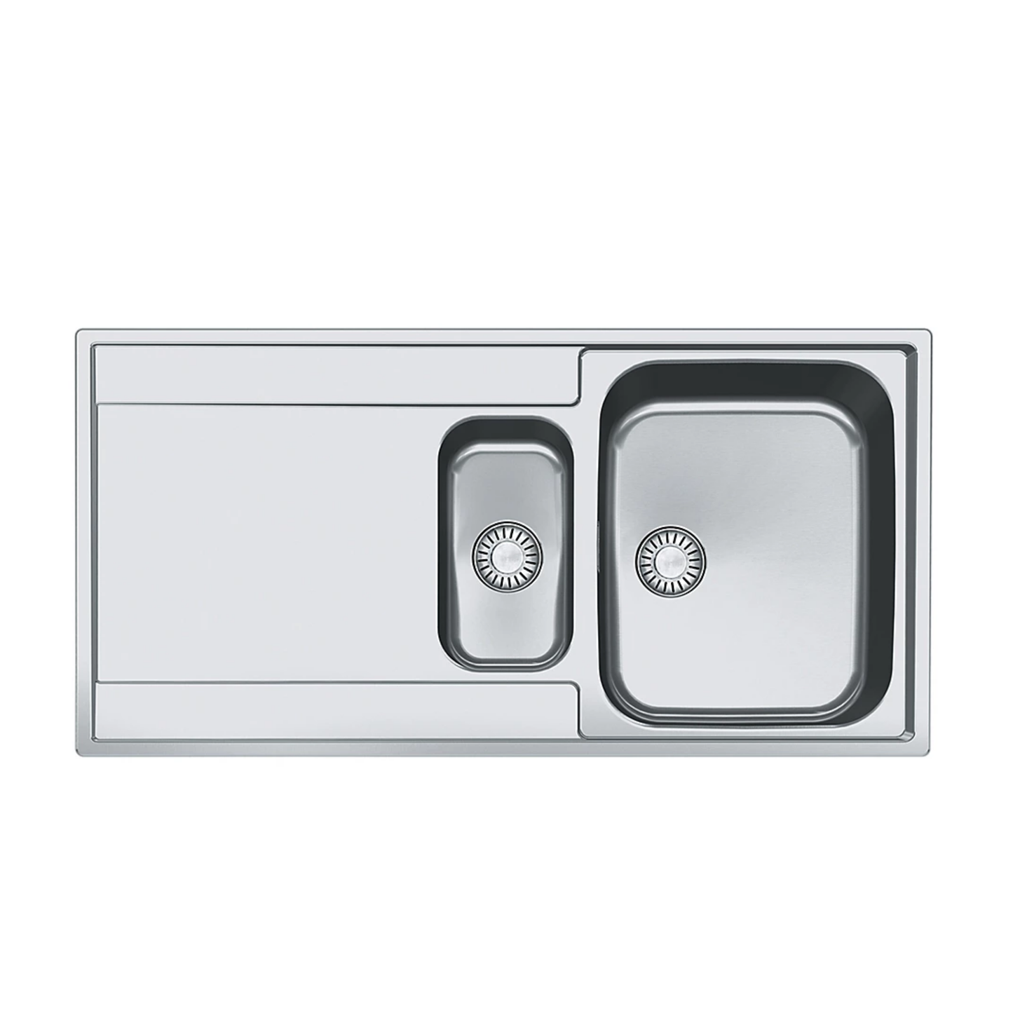 Franke Maris MRX 251 1.5 Bowl Inset Sink Left-Hand Drainer (Stainless Steel) – 127.0305.146