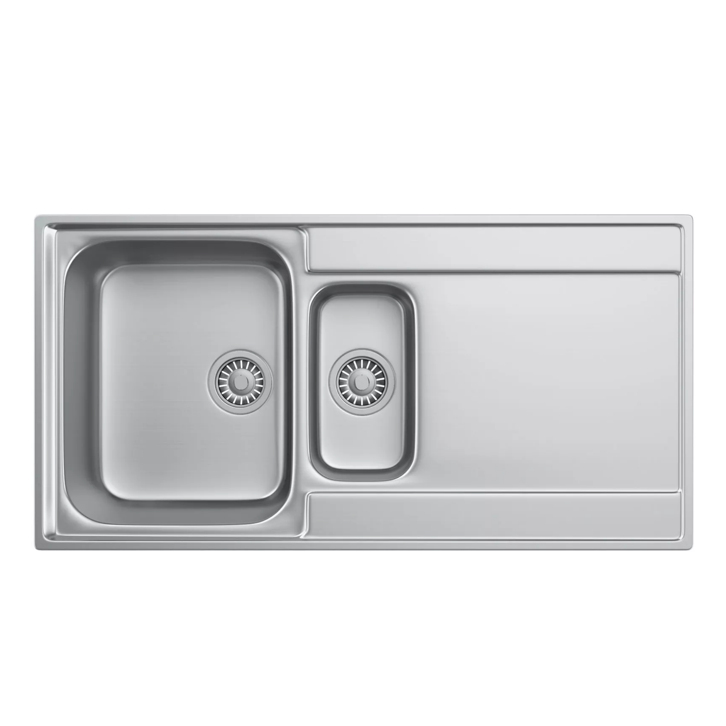 Franke Maris MRX 251 1.5 Bowl Inset Sink Right-Hand Drainer (Stainless Steel) – 127.0305.147