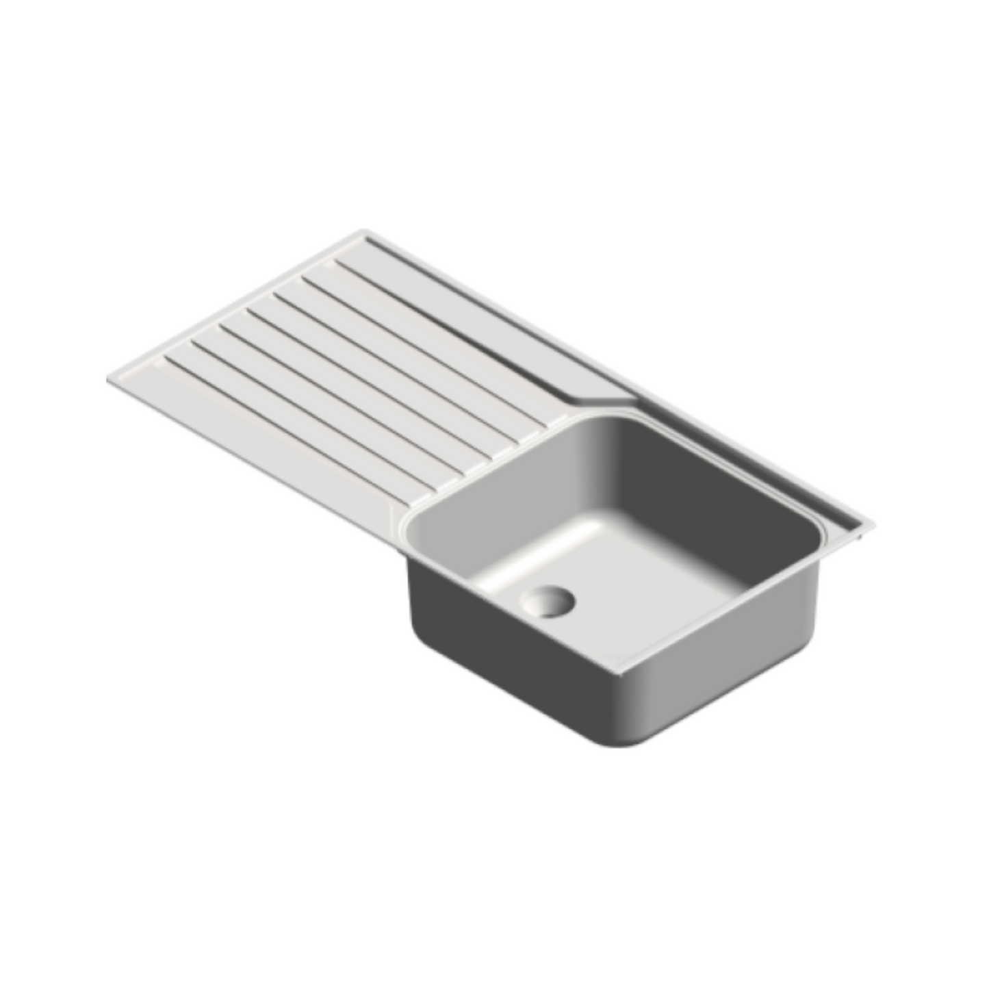 Carron Phoenix Ascona ASX611-100 Sink (Stainless Steel) 950mm x 508mm- 101.0305.142