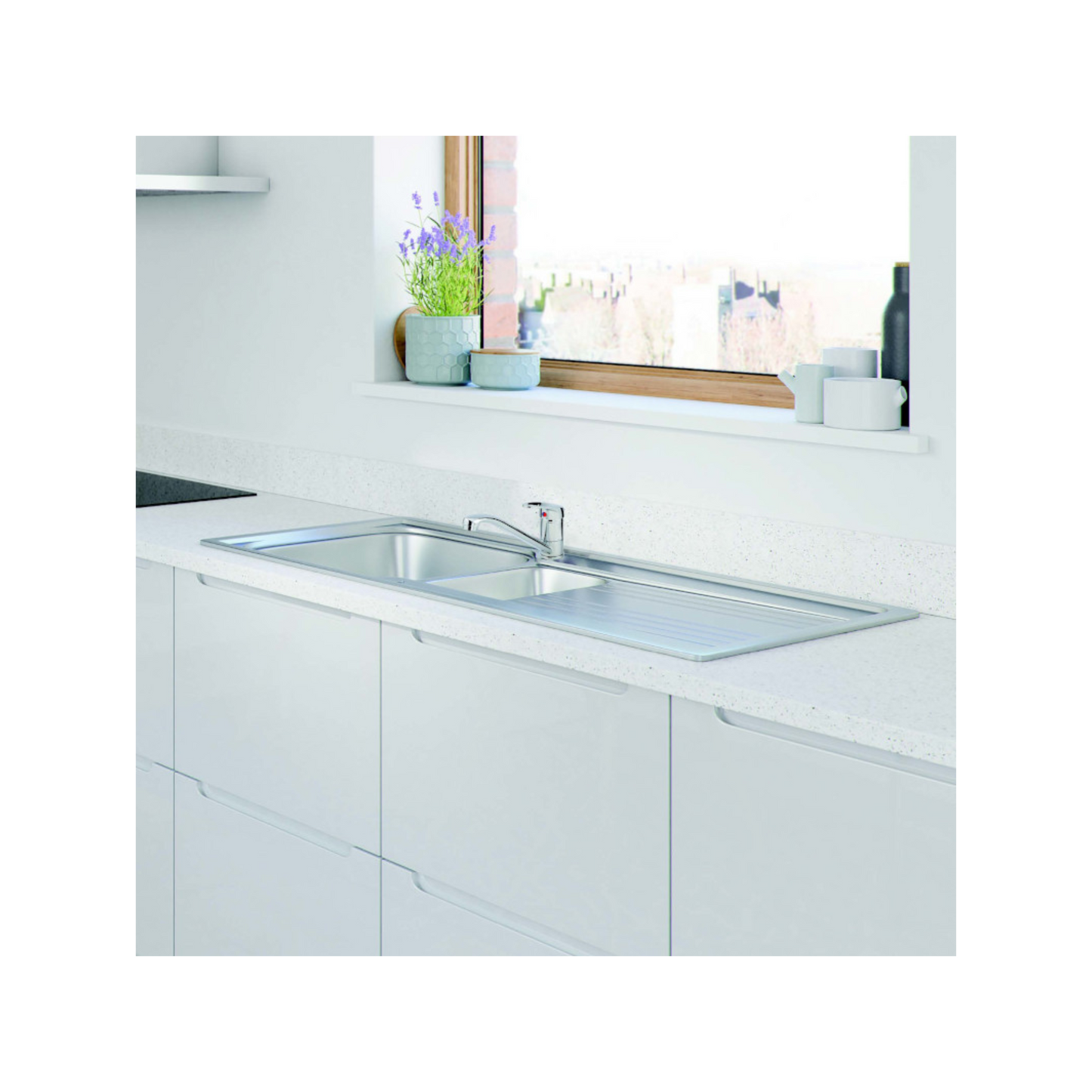 Carron Phoenix Rapid 150 Sink (Stainless Steel) - 101.0493.239