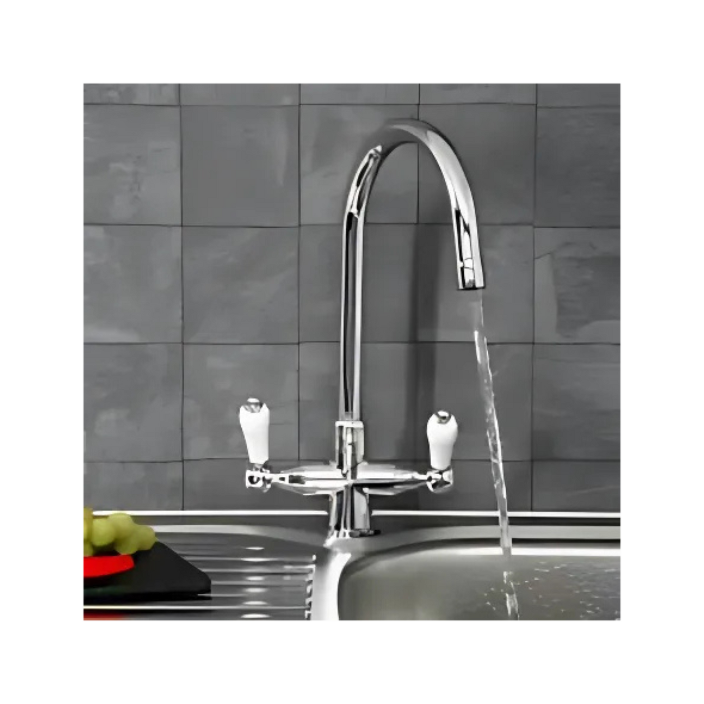 Carron Phoenix Dante Two Lever Tap (Chrome) - 115.0068.382