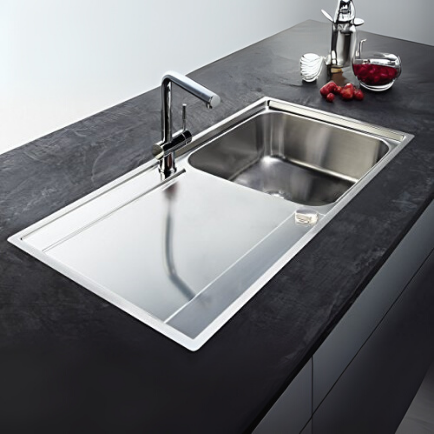 Franke Maris Inset Kitchen Sink L/H Drainer MRX 211 (Stainless Steel) - 127.0305.144