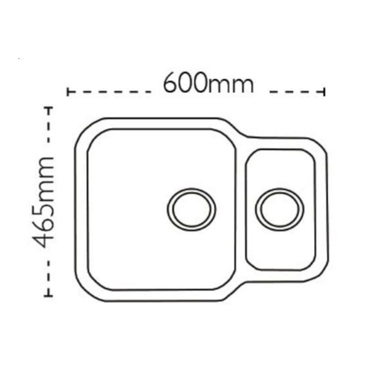 Carron Phoenix Zeta 150 1.5 Bowl Undermount Sink (Stainless Steel) – 122.0167.720