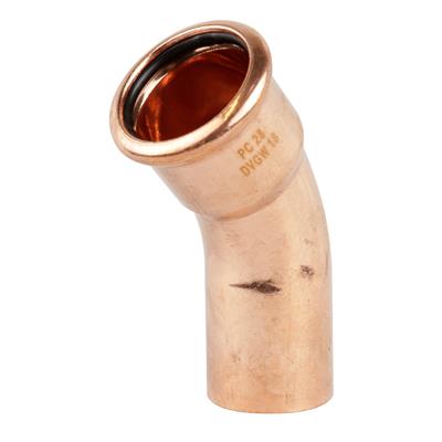 PressFit Water 45° Street Elbow (Copper) 35mm – PFWES/45-35