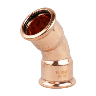 PressFit Water 45° Elbow (Copper) 54mm – PFWE/45-54