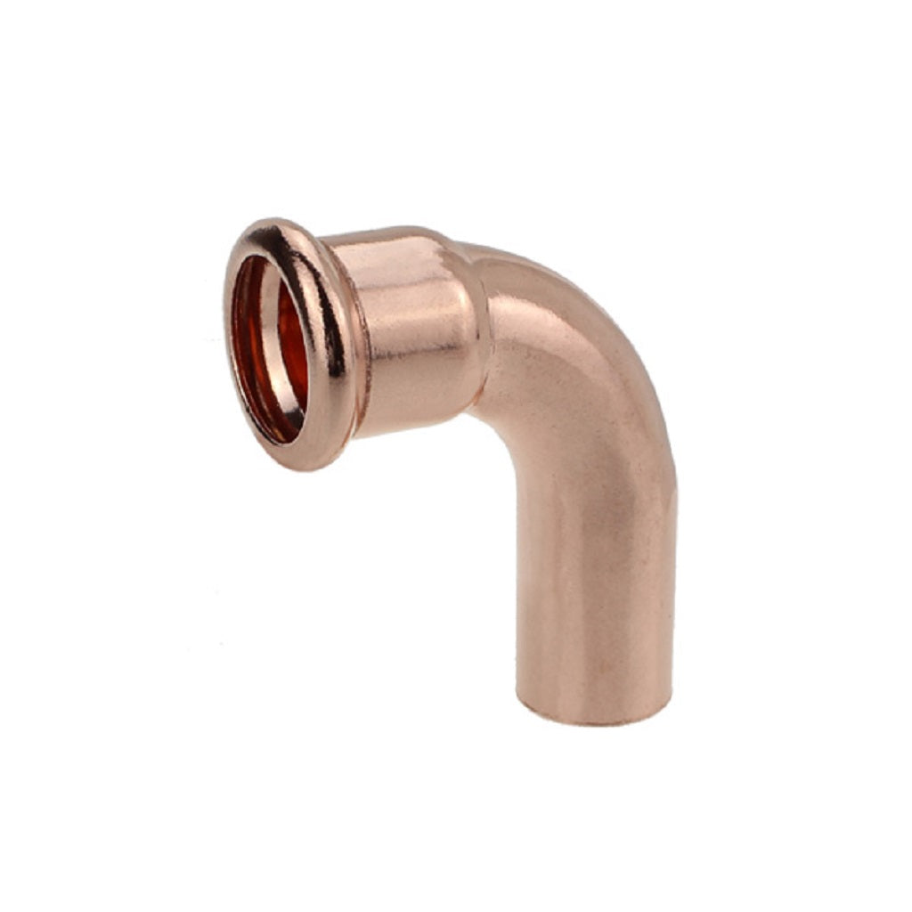PressFit Water 90° Street Elbow (Copper) 22mm – PFWES-22