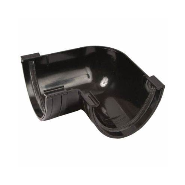 117 mm Deepflow Gutter Special Angle - Polypipe (Black) – RD595B