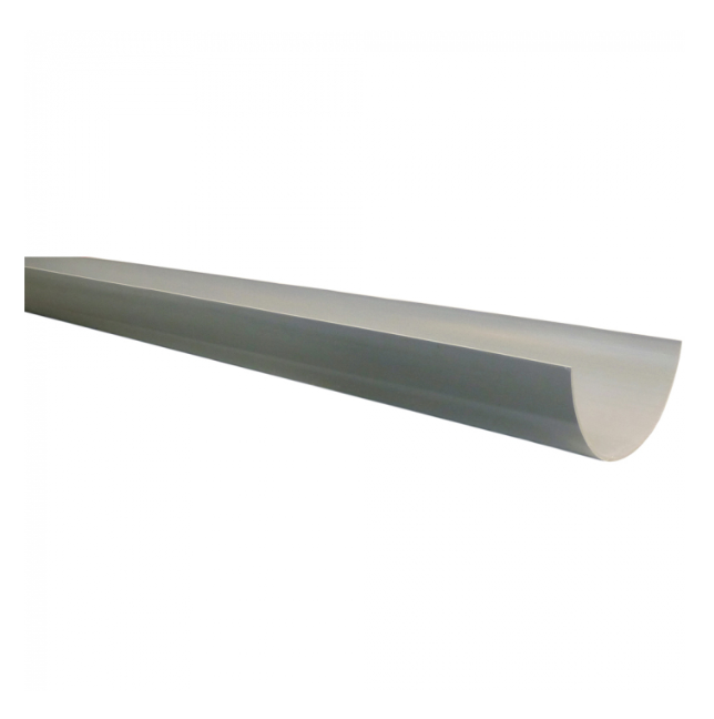 150 mm x 4M Half Round Gutter - Polypipe (Grey) – RL601G