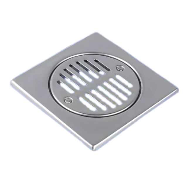 Wavin Osma Shower Gully Stainless‑Steel Adaptor (Grey) - 2V501G