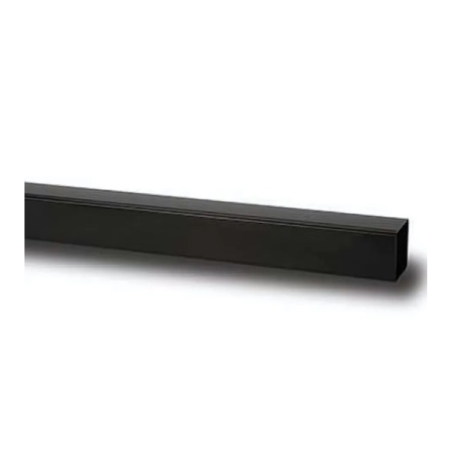 65 mm x 4M Square Downpipe - Polypipe (Black) – RS223B