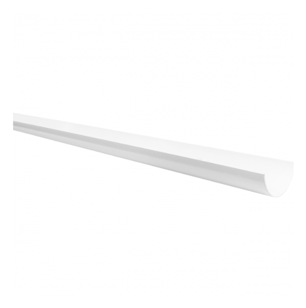 112mm x 4 M Half Round Gutter - Polypipe (White) – RR101W
