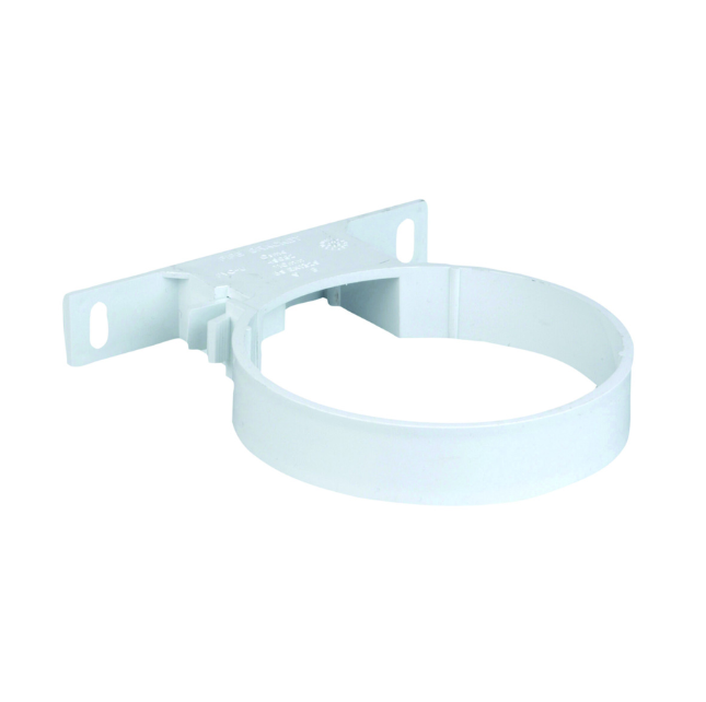 110mm OsmaSoil Ring-Seal SystemPipe Bracket - Wavin (White) – 4S082W