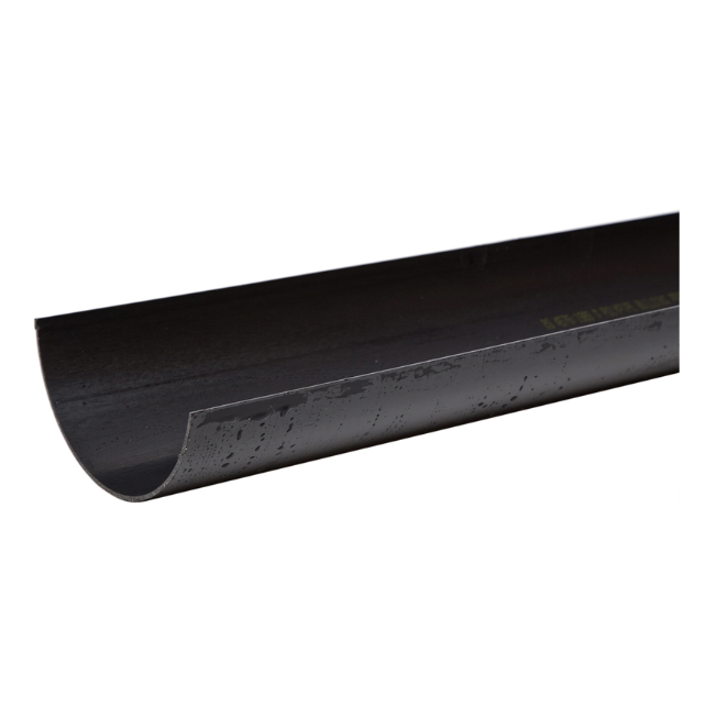 Polypipe Half Round Gutter (Black) 150 mm x 4 M – RL601B