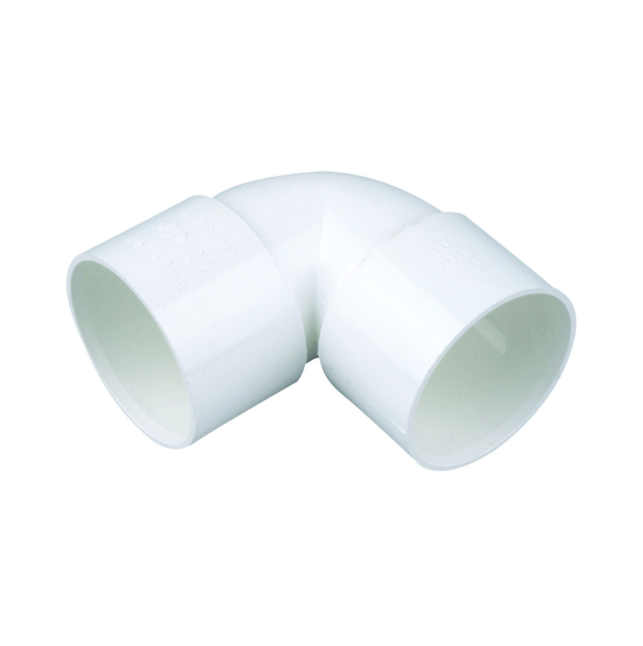 32mm x 90° OsmaWeld Waste Knuckle Bend - Wavin (White) – 4Z160W