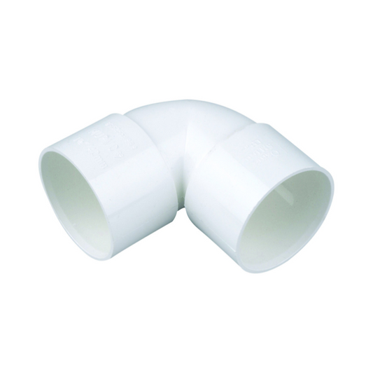 32mm x 90° OsmaWeld Waste Knuckle Bend - Wavin (White) – 4Z160W