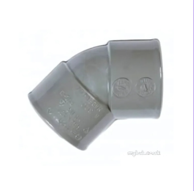 Polypipe Soil Single-Socket Knuckle Bend (Grey) 32mm x 45° - MU113G