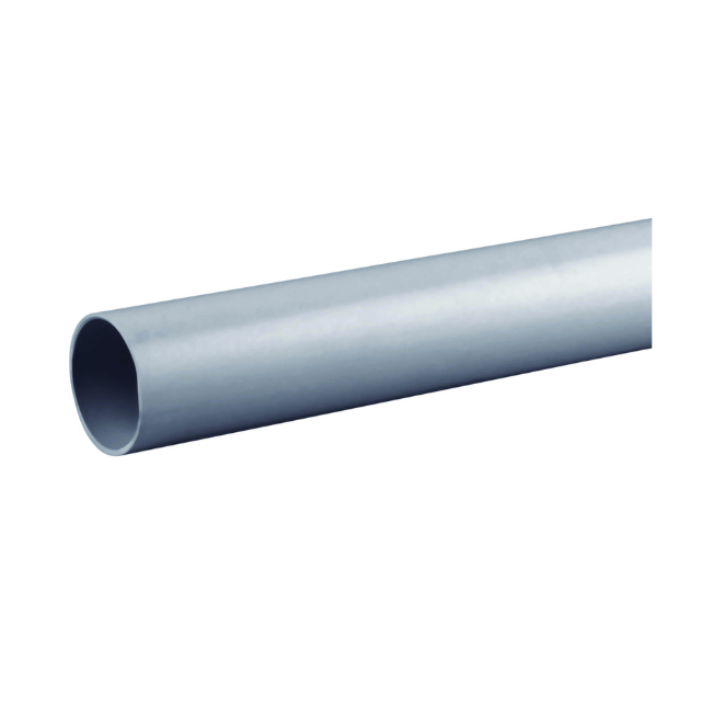 40mm x 4M OsmaWeld Solvent Weld Waste Pipe Plain Ended - Wavin (Grey) – 5Z074G