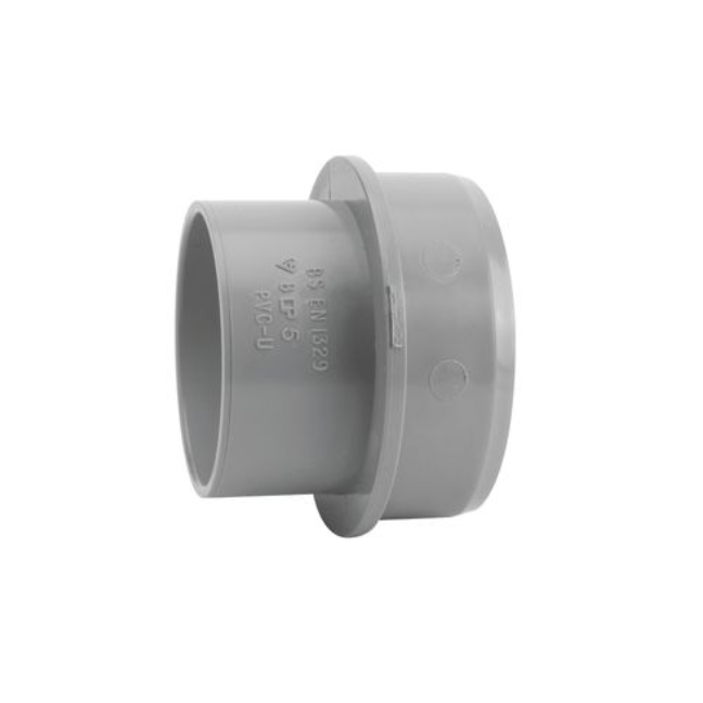 50mm x 40mm OsmaSoil Solvent Weld Boss Adaptor - Wavin (Grey) - 2S299G