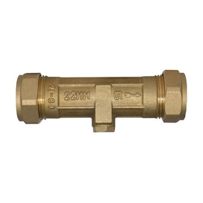 GENBRA Double Check Valve DZR (Brass) 22mm – BFDCV-22