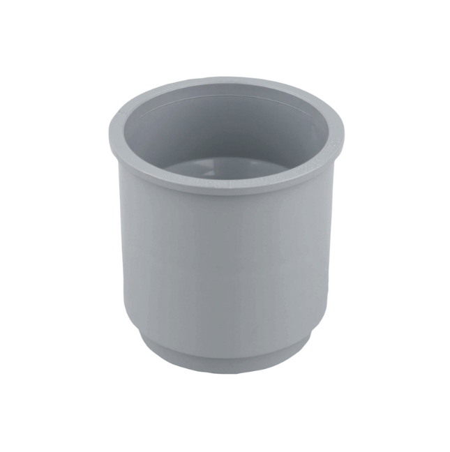 Wavin Osma RoundLine Pipe Connector (Grey) 68mm – 0T024G