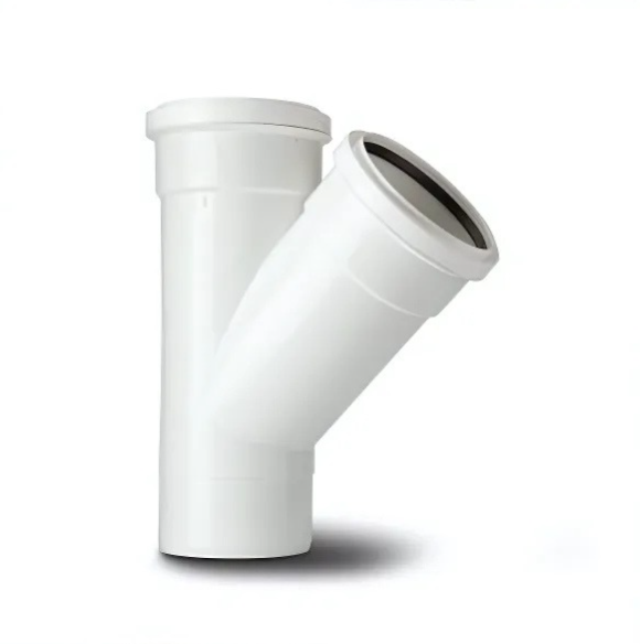 Polypipe Equal Single Branch (White) 110mm x 135° - ST404W