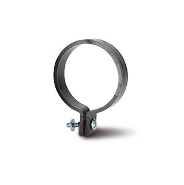 68 mm Pipe Clip with Nut & Bolt - Polypipe Waste System (Black) – RR153B