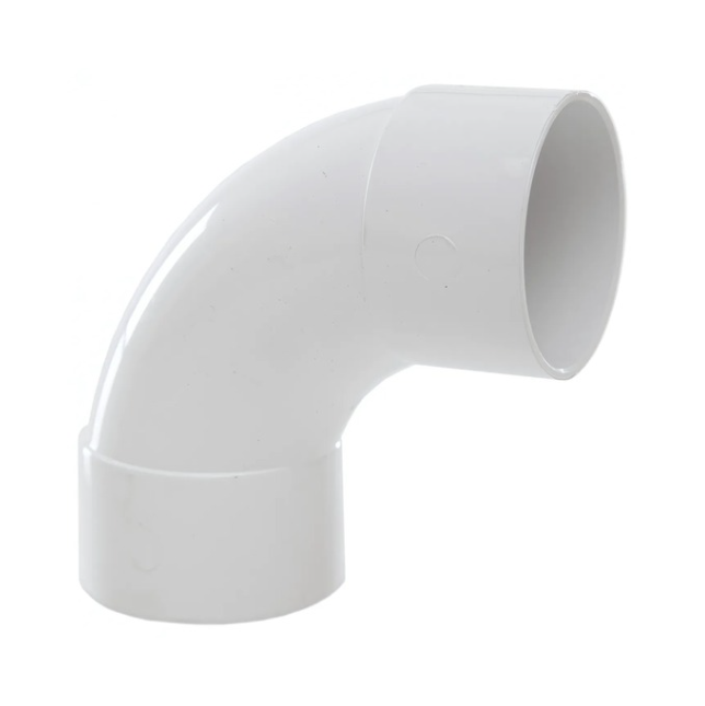 Polypipe Waste System Swept Bend (White) 50 mm x 92.5°– WS52W