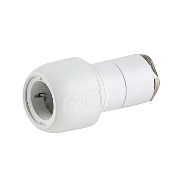 Wavin Hep2O Straight Coupler (White) 22mm - HD2/22W