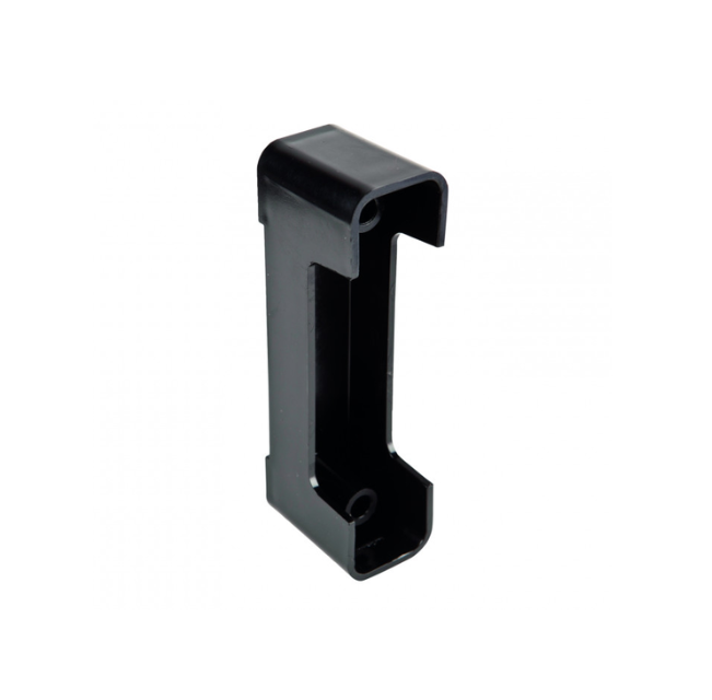 100mm Osma SquareLine Pipe Bracket Spacer - Wavin (Black) – 4T731B