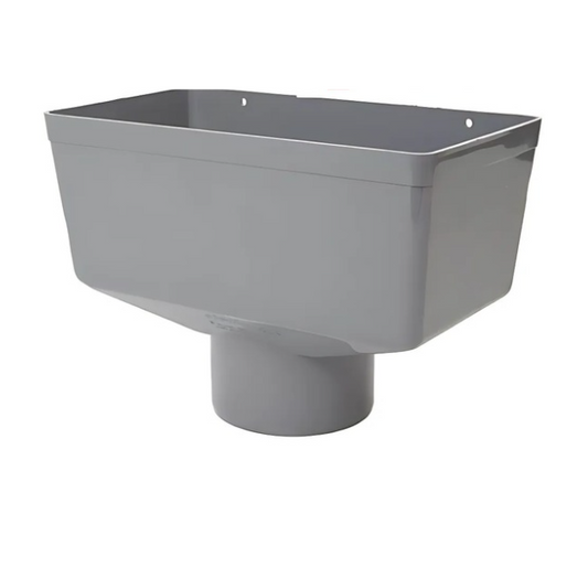 68 mm Rainwater System Pipe Clip Complete Unit - Polypipe (Grey) – RR152G