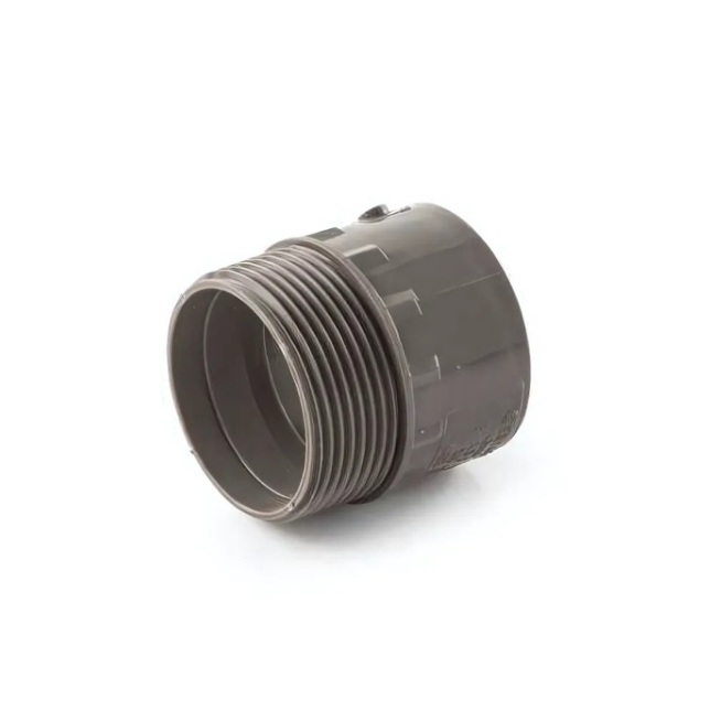 50 mm Male Iron Adaptor - Polypipe Waste System (Grey) – WS57G