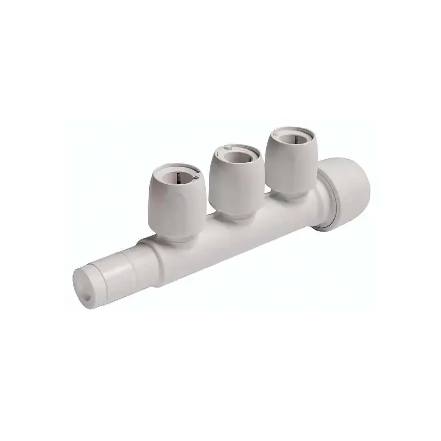 Wavin Hep2O 3 Port Manifold Closed Spigot (White) 22x15mm - HX89/22W