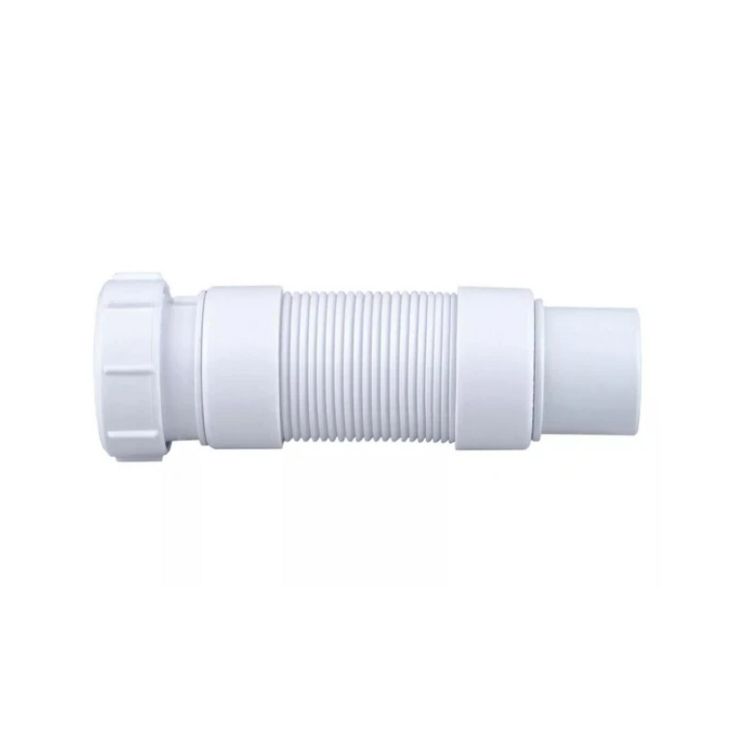 Wavin Osma Spigot Flexible Waste Connector Extendable (White) 40mm 165–290mm - 5V902W