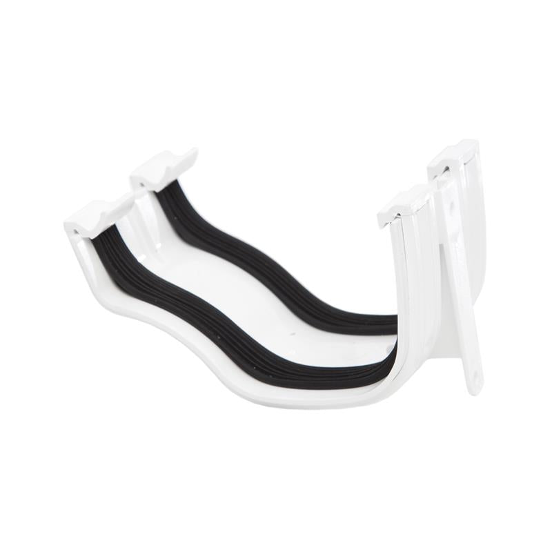 Polypipe Ogee Gutter Union Bracket (White) 130mm - ROG02W