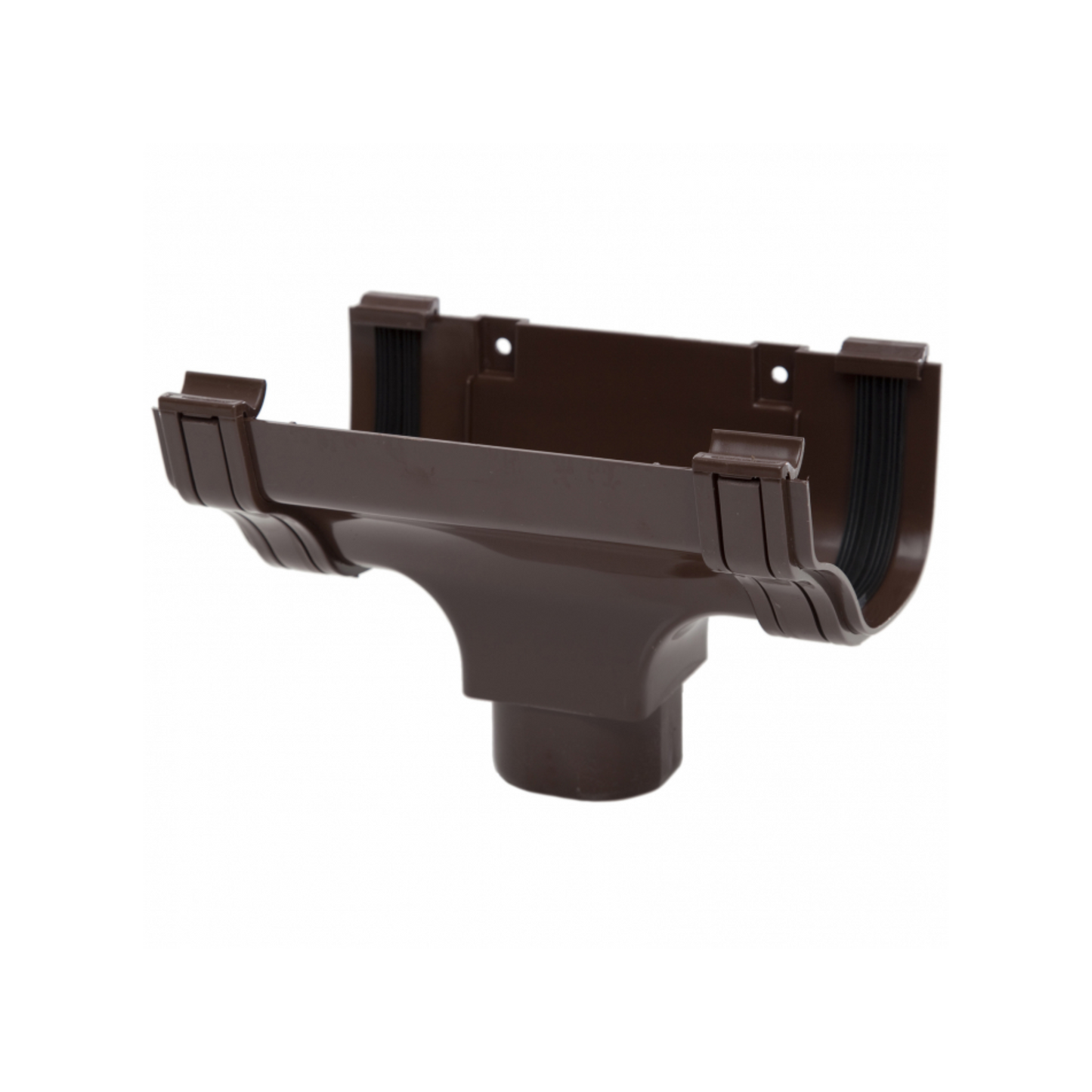 Polypipe Ogee Extra Capacity Gutter Running Outlet (Brown) 130 mm - ROG05BR