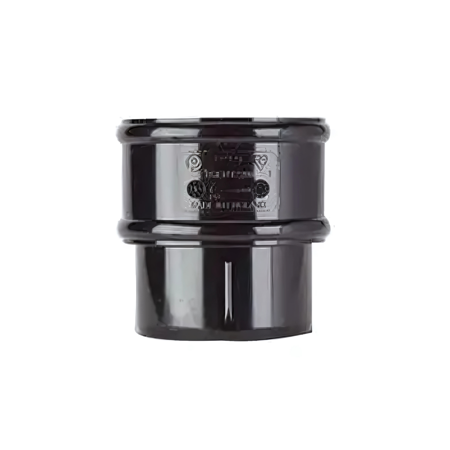 68mm Downpipe Connector - Polypipe (Black) - RR125B