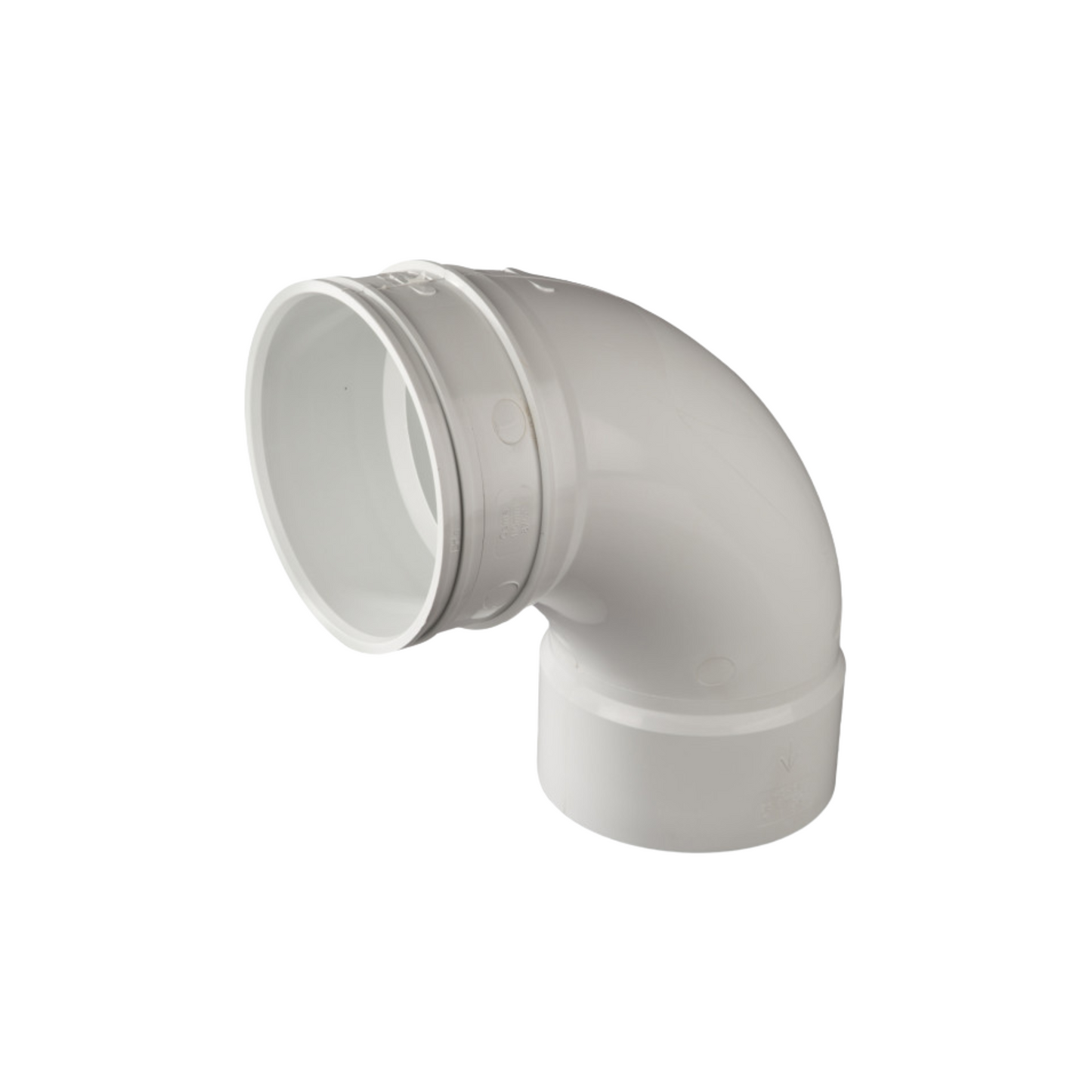 110mm Osma Soil Double Solvent Weld Bend 87.5 Degree - Wavin (White) - 4S461W
