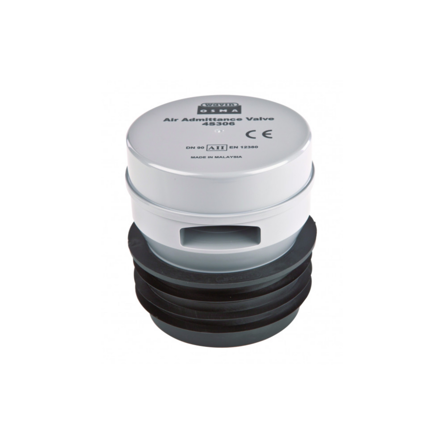 110mm Osma Soil Domestic Air Admittance Valve - Wavin (Grey) - 4S306G