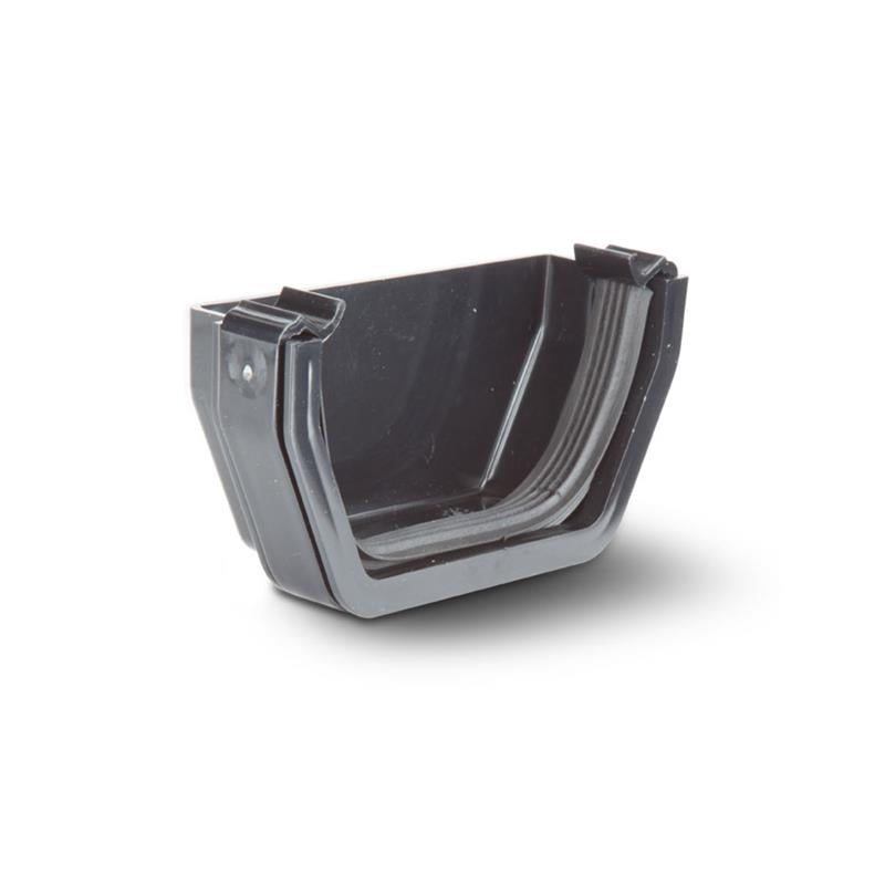 Polypipe External Stop End (Black) 112mm - RS207B