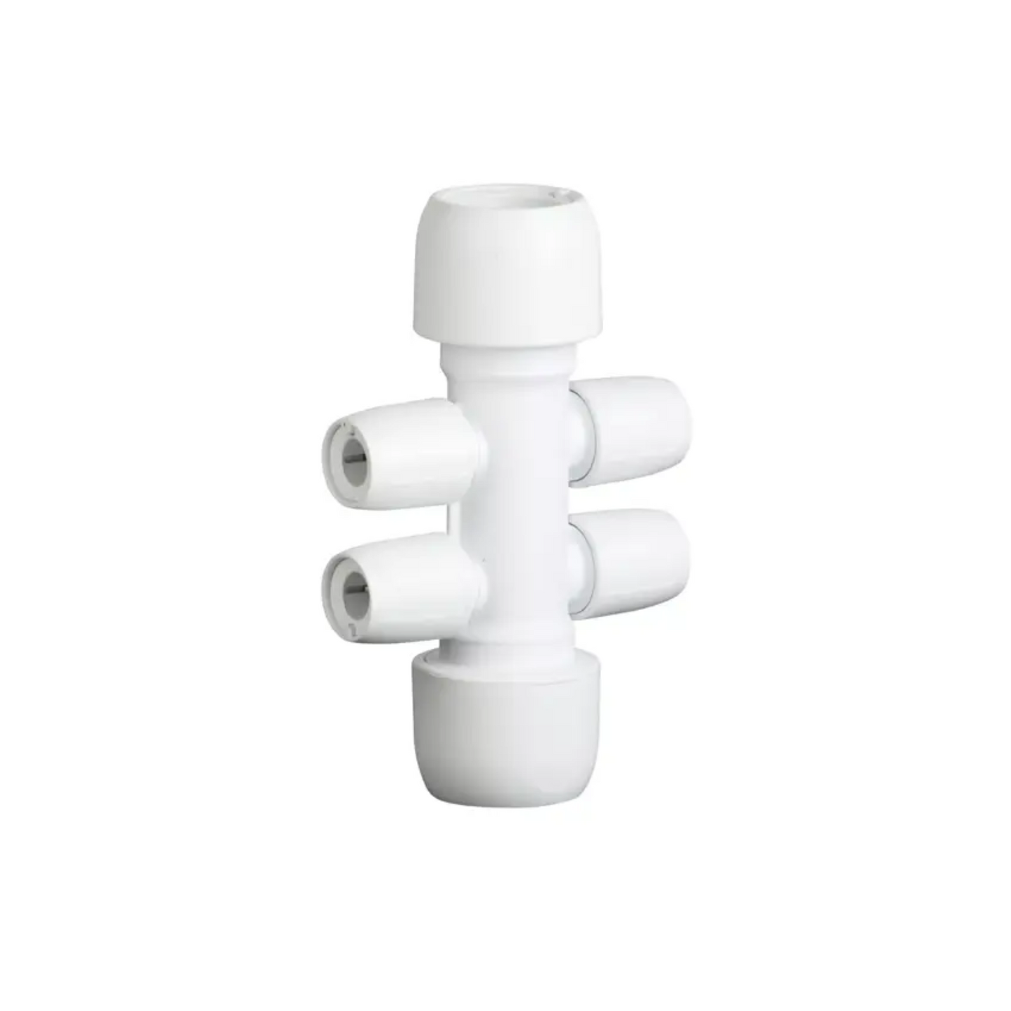 Wavin Hep2O 2 x 2 Port Manifold Socket x Socket (White) 22mm X 10mm - HX94B/22W