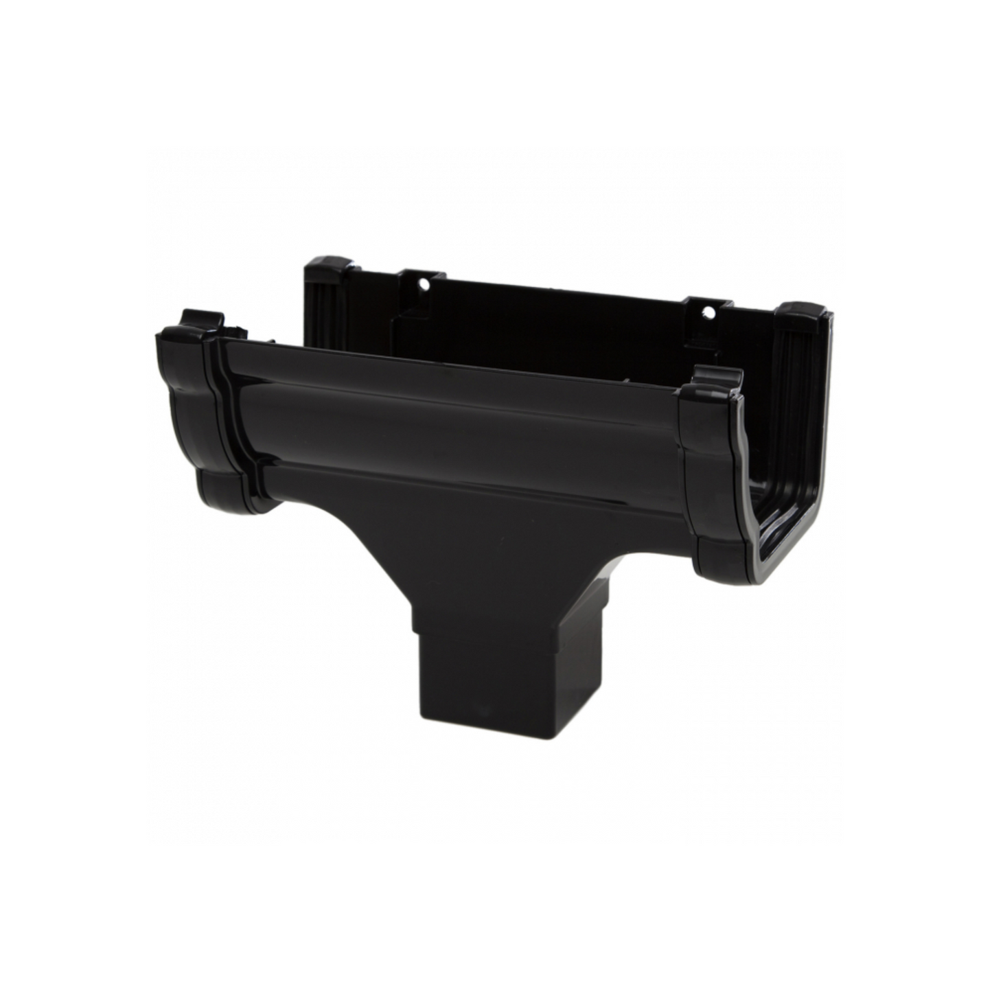 Polypipe Sovereign High Capacity Running Outlet (Black) 117mm - RH705B