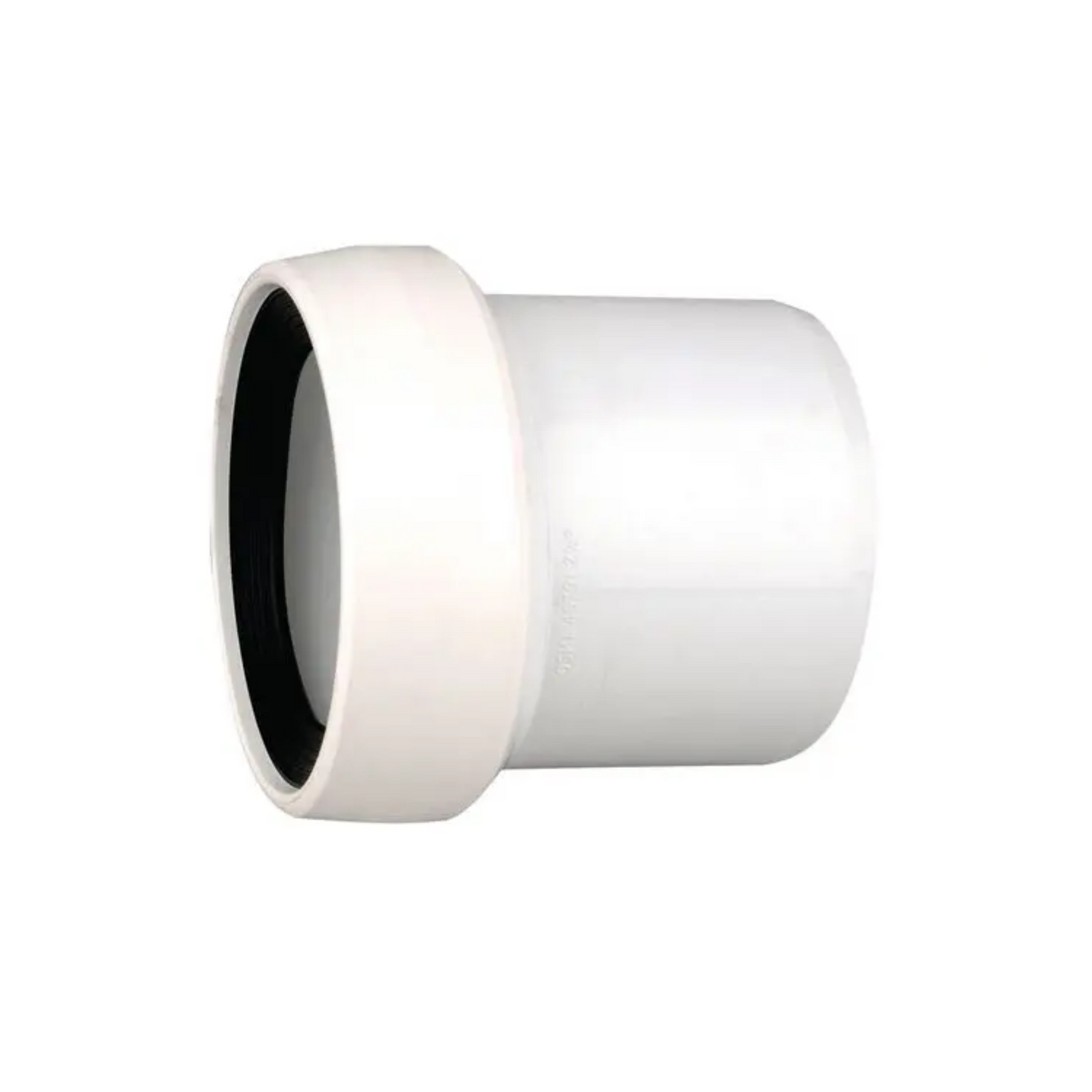 Wavin OsmaSoil Plain Ended WC Connector (White) 110mm x 90° - 4S771W