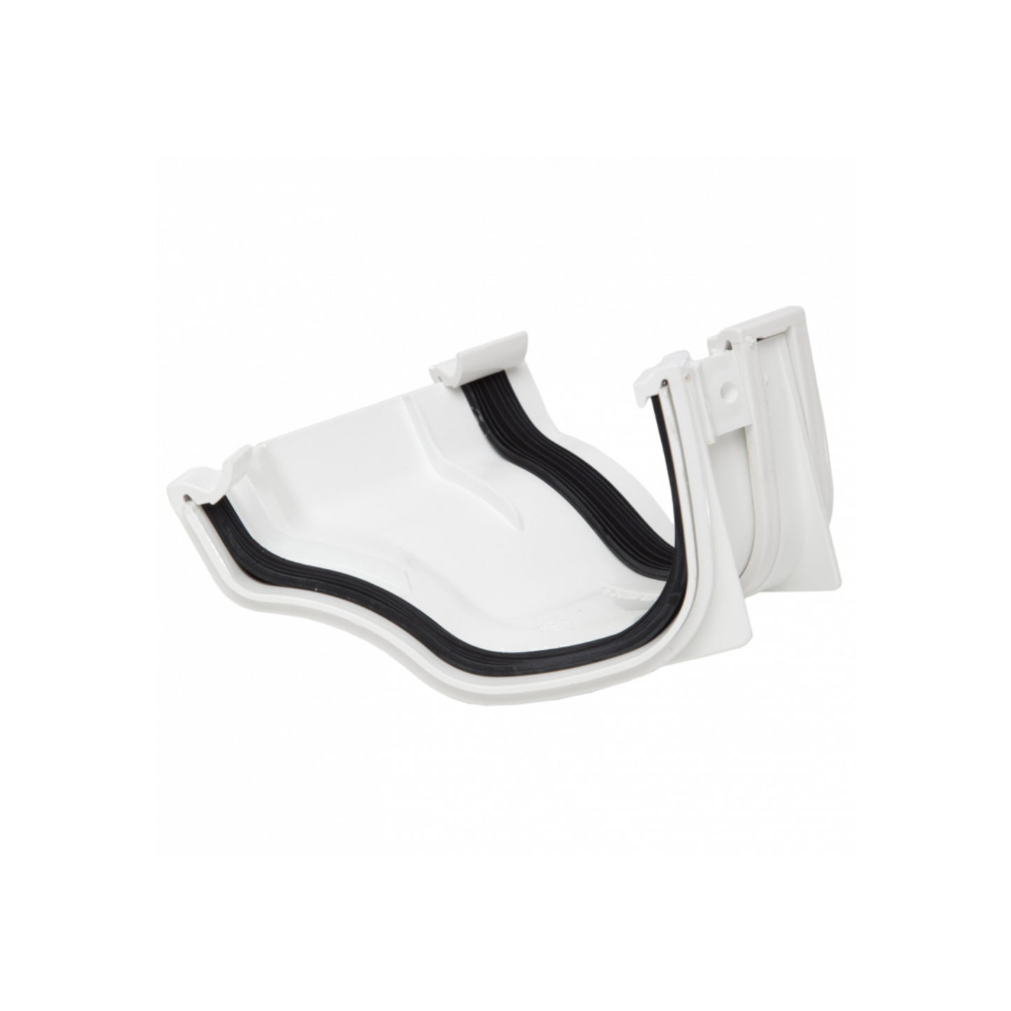 Polypipe Ogee Extra Capacity Gutter 135 Degree Angle External (White) 130mm - ROG04W