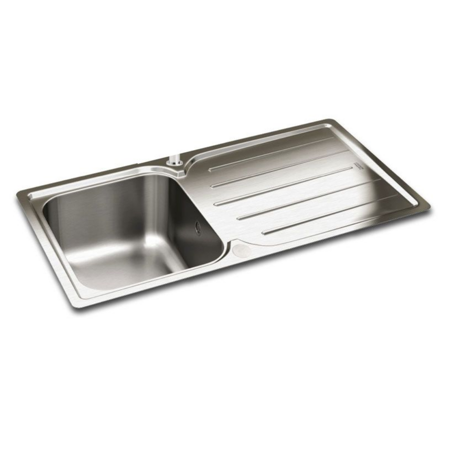 Carron Phoenix Adelphi 100 Inset Kitchen Sink (Stainless Steel) - 127.0285.738