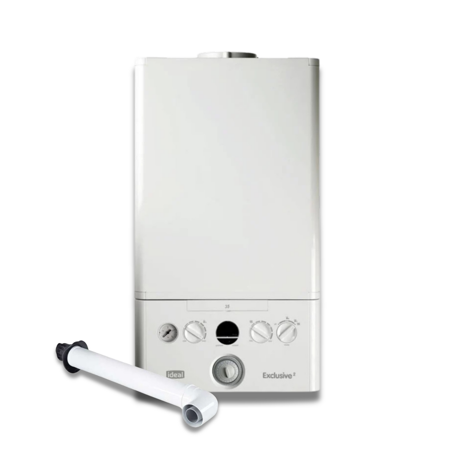 Ideal Exclusive 2 Combination Boiler Natural Gas ErP (White) 30kW - 220479