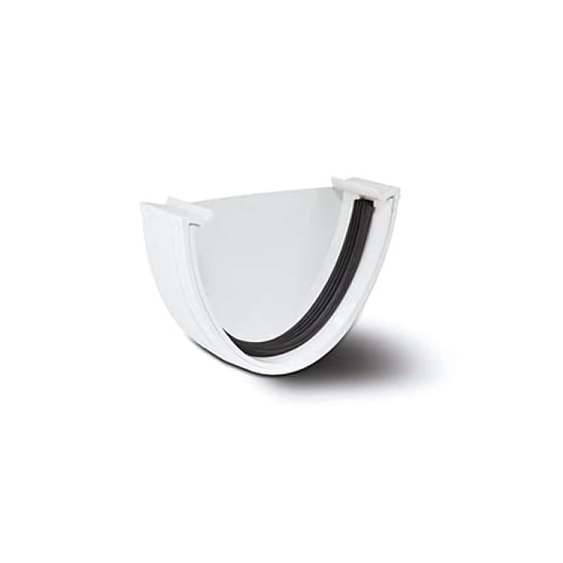 Polypipe Deep Flow External Stop End (White) 117mm - RD507W