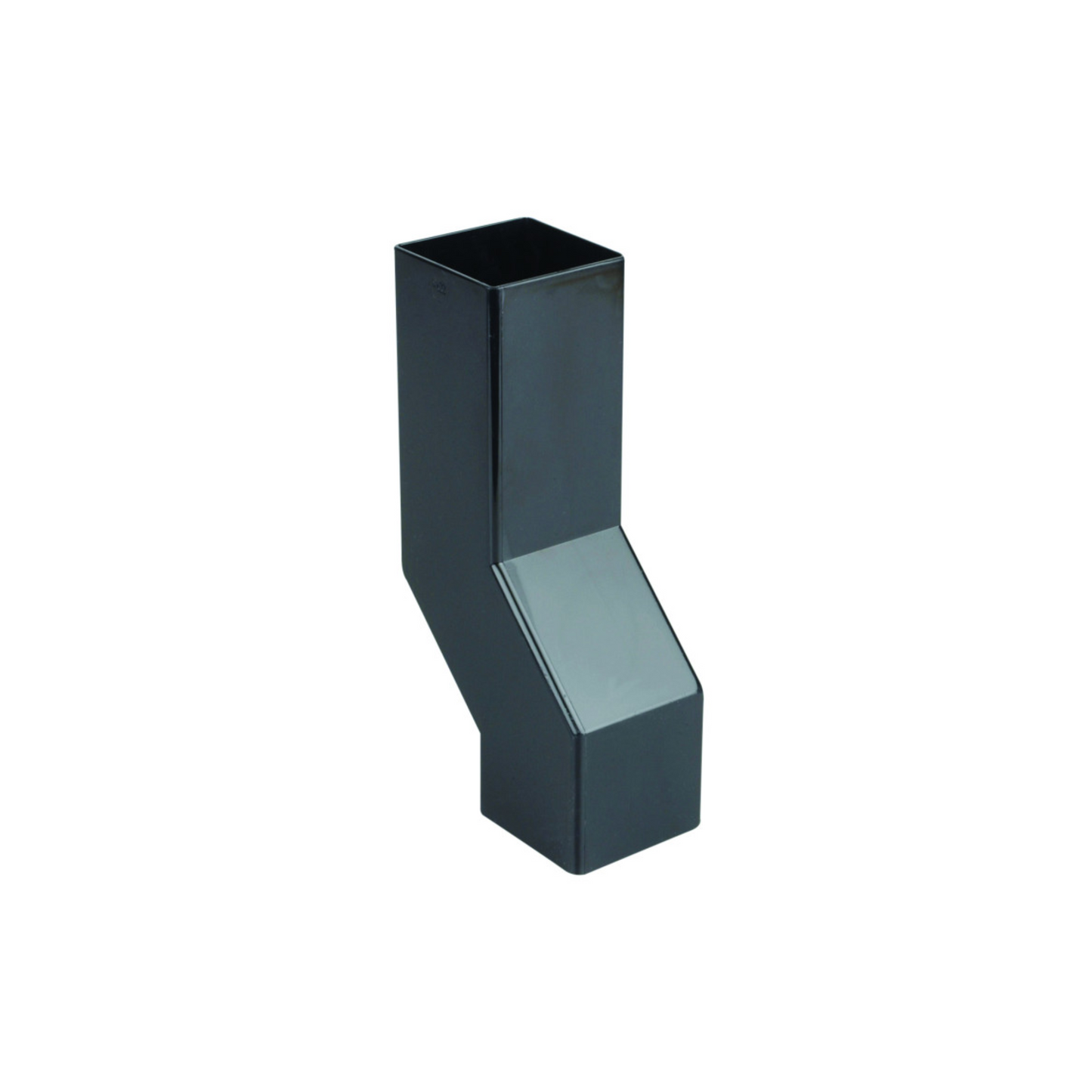 61mm Osma SquareLine Pipe Wall Offset - Wavin (Black) - 4T838B