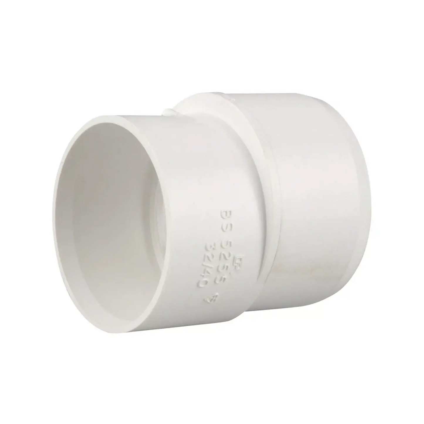 Wavin OsmaWeld Level-Invert Reducer (White) 40 × 32mm – 5Z085W