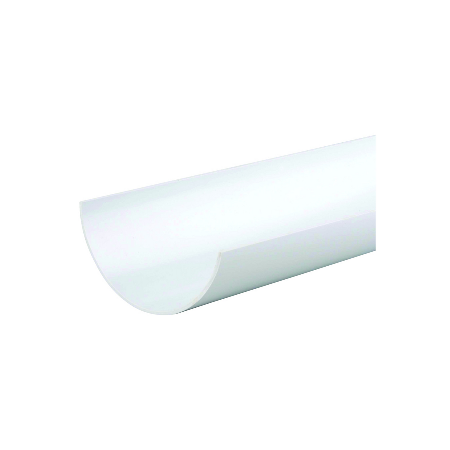 Wavin Osma Roundline Gutter (White) 112mm x 2M - 0T072W